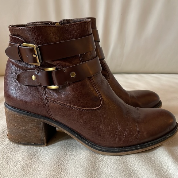 Franco Sarto Brown leather boots - Picture 5 of 5